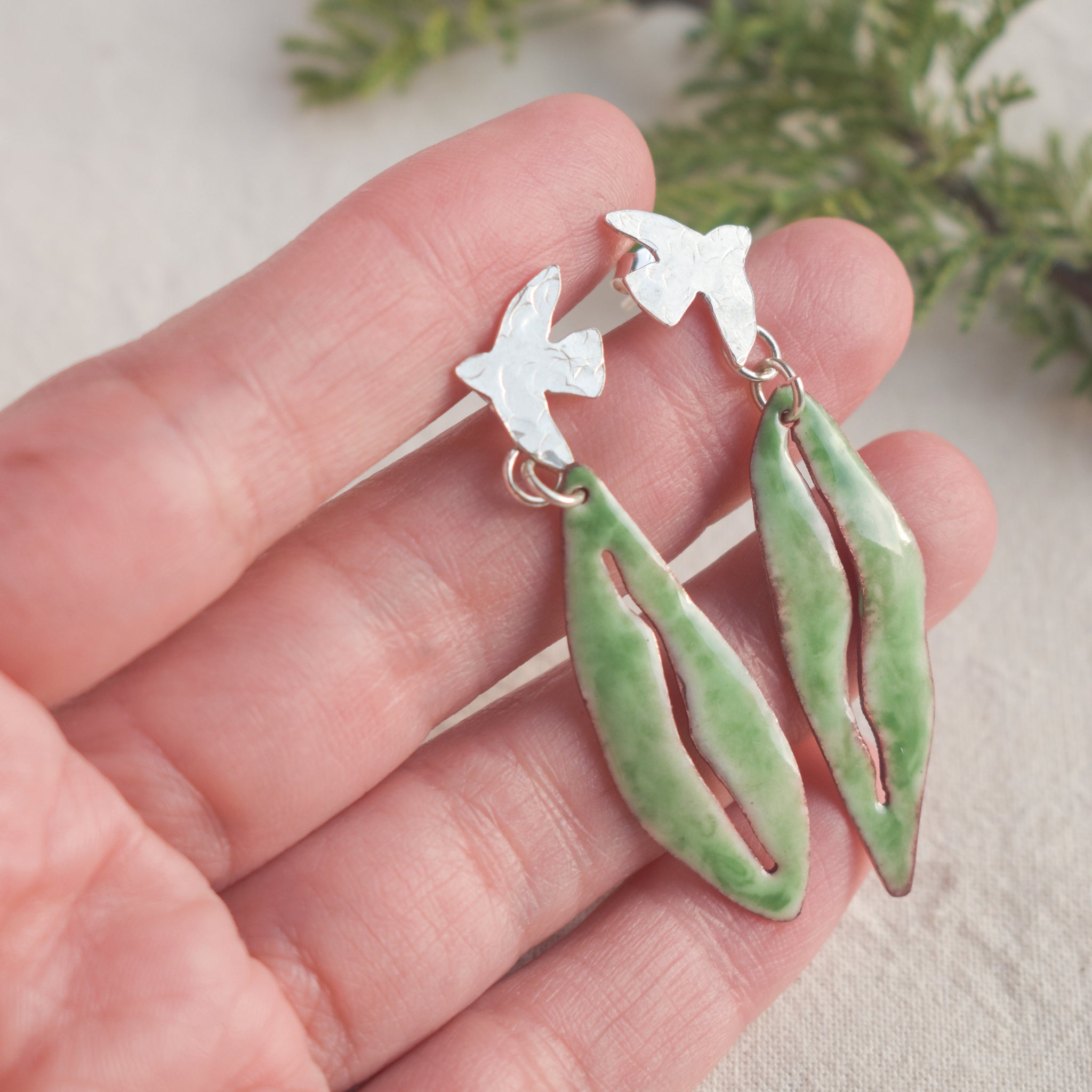 Aros Hoja y Golondrina