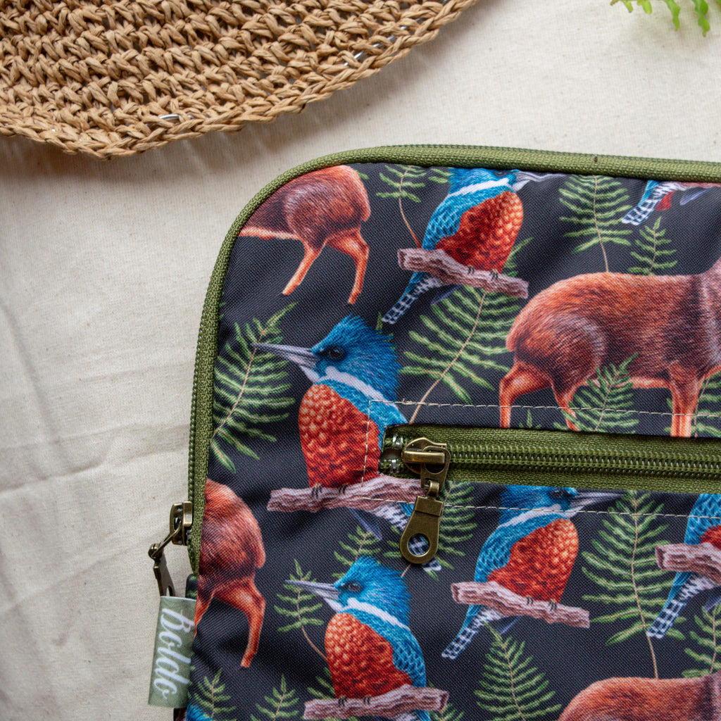 Funda Notebook Martín pescador y Pudú