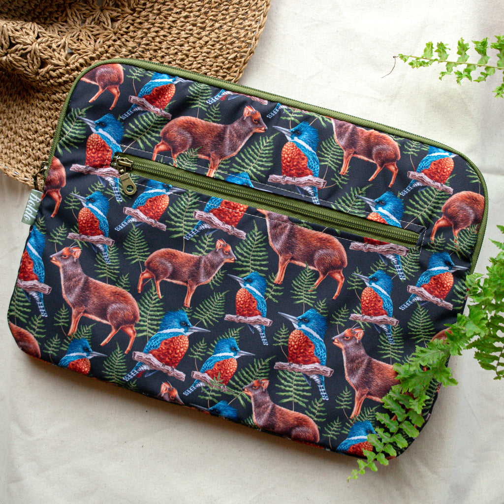Funda Notebook Martín pescador y Pudú